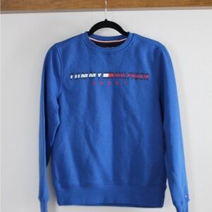 Tommy Hilfiger Men's Vibrant Blue Crewneck Sweater